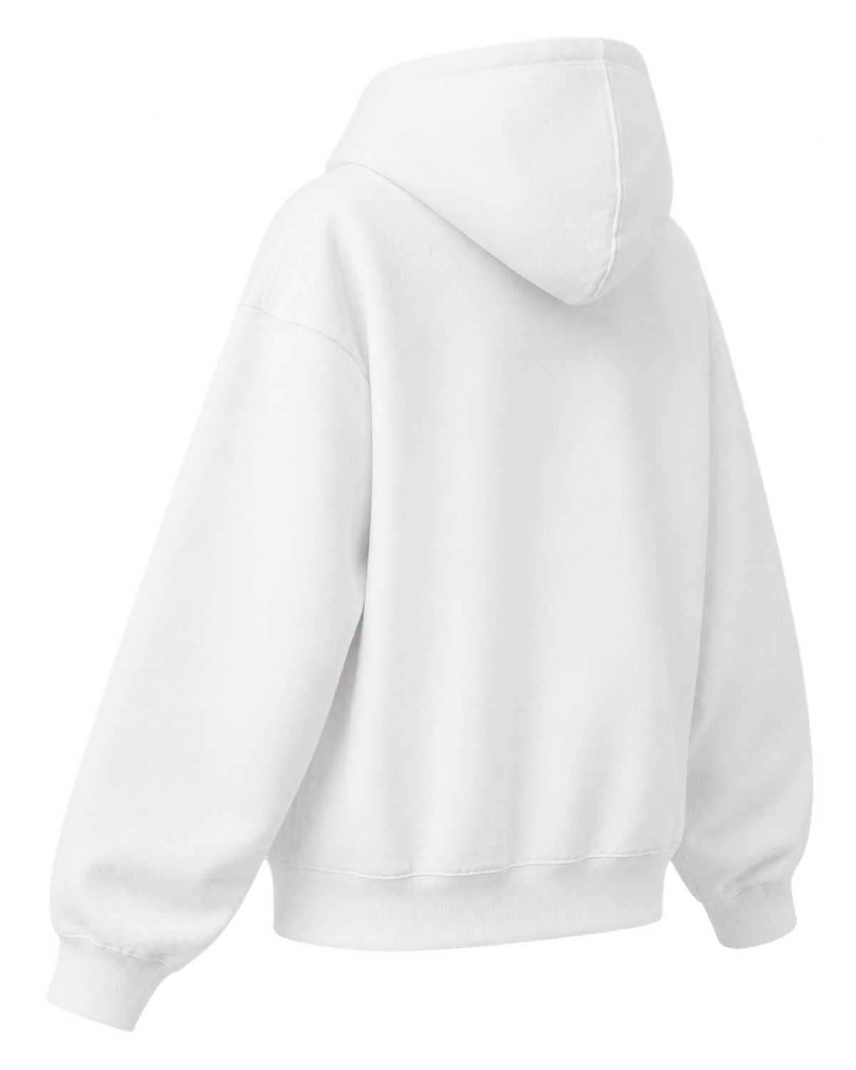 Nautical Embroidered Zip Hoodie - White