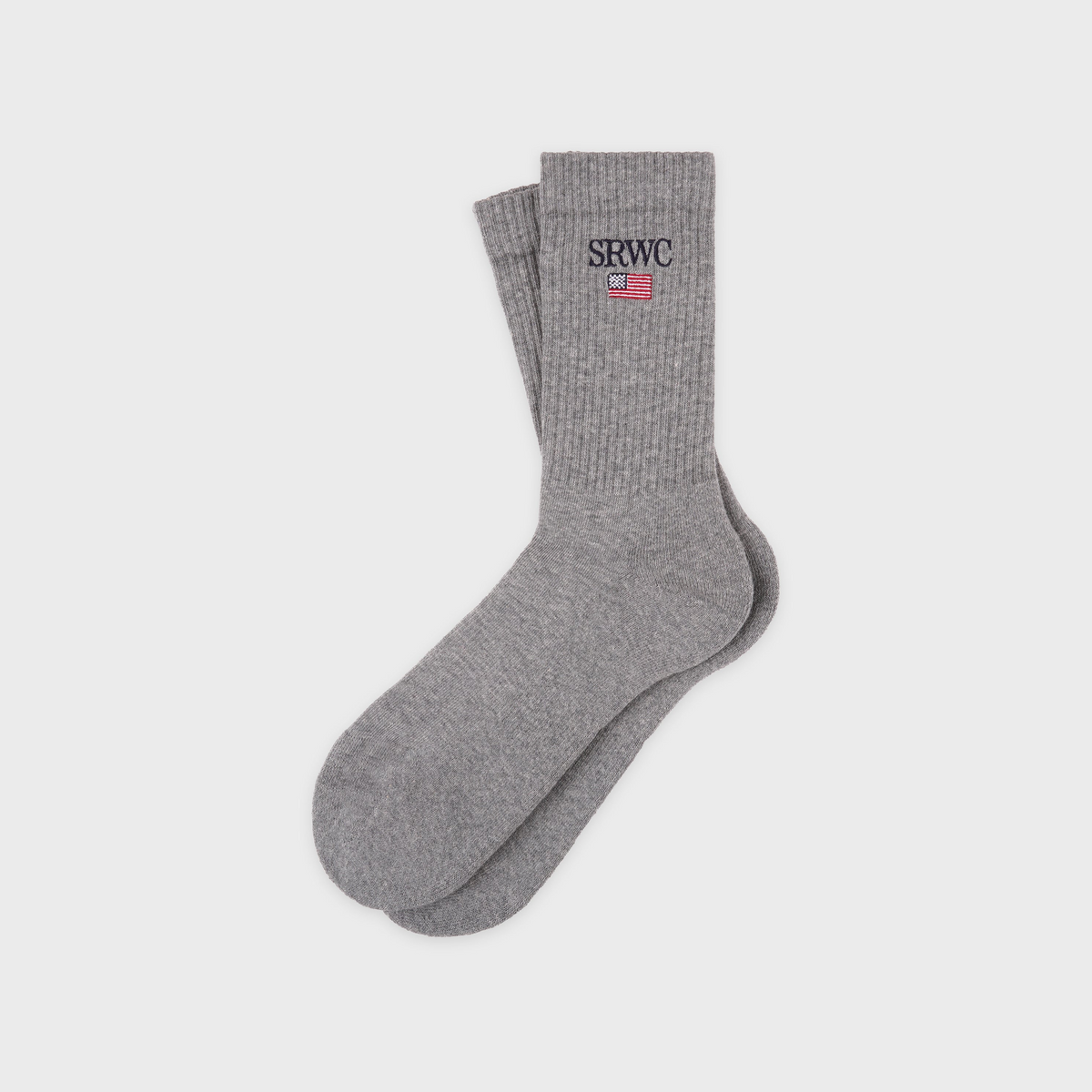 Nautical Socks - Heather Gray/Navy/Ruby/White