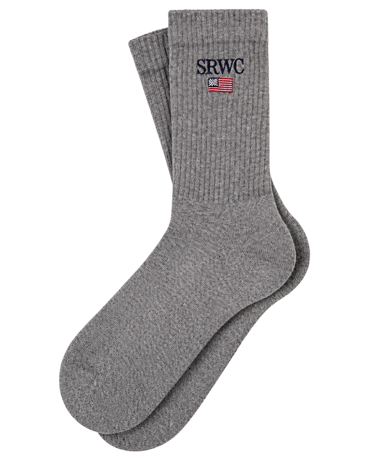 Nautical Socks - Heather Gray/Navy/Ruby/White