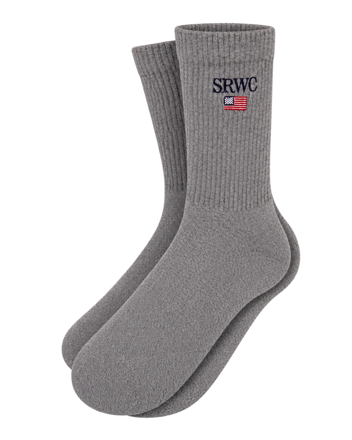 Nautical Socks - Heather Gray/Navy/Ruby/White