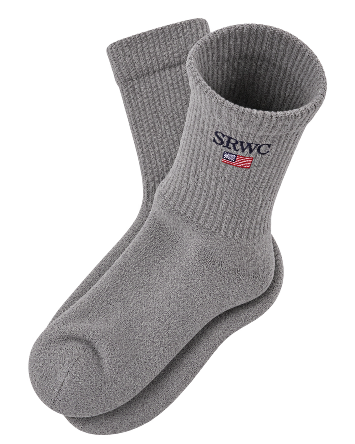 Nautical Socks - Heather Gray/Navy/Ruby/White