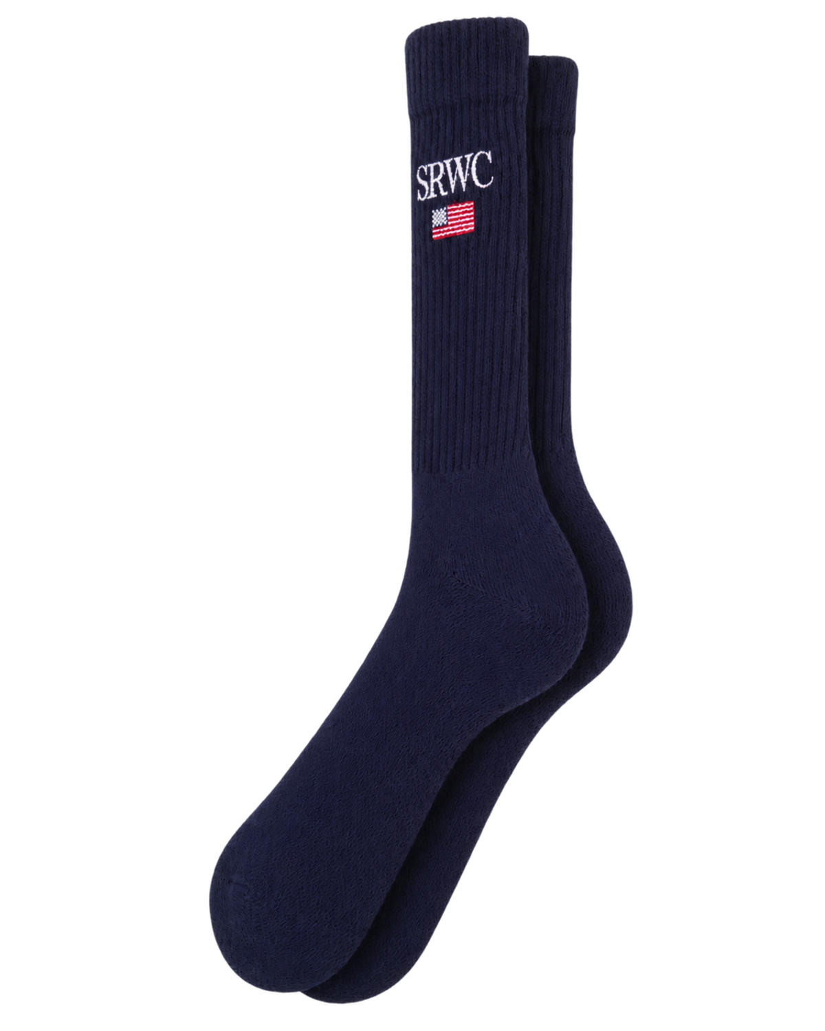 Nautical Socks - Navy/White/Ruby