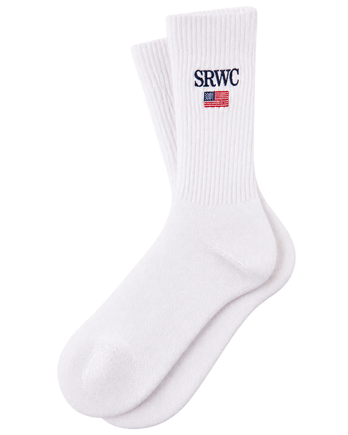 Nautical Socks - White/Navy/Ruby