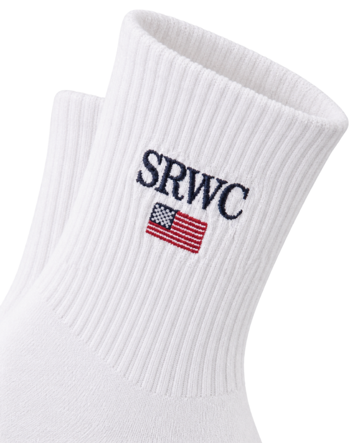 Nautical Socks - White/Navy/Ruby