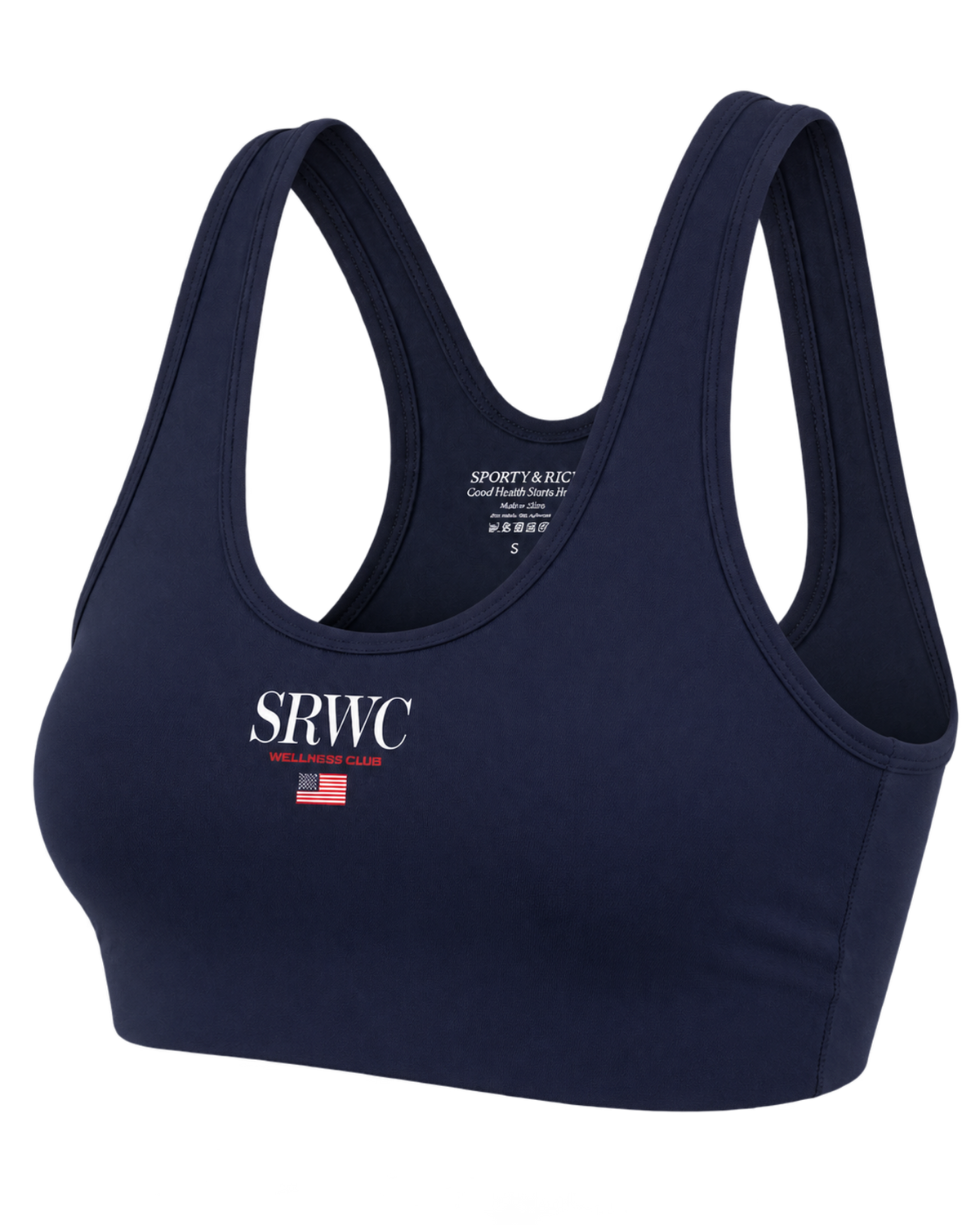 Nautical Sports Bra - Navy