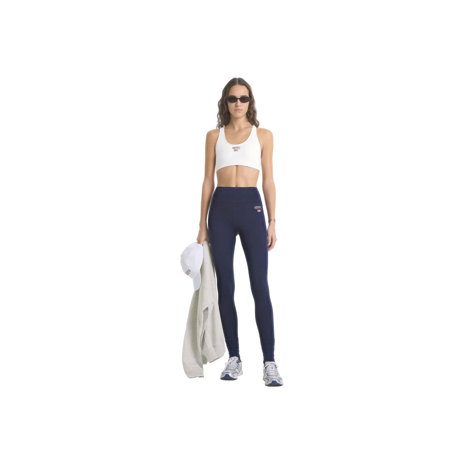 Nautical Sports Bra - White