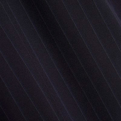 Navy Pinstripe Crochet Side Stripe Joggers