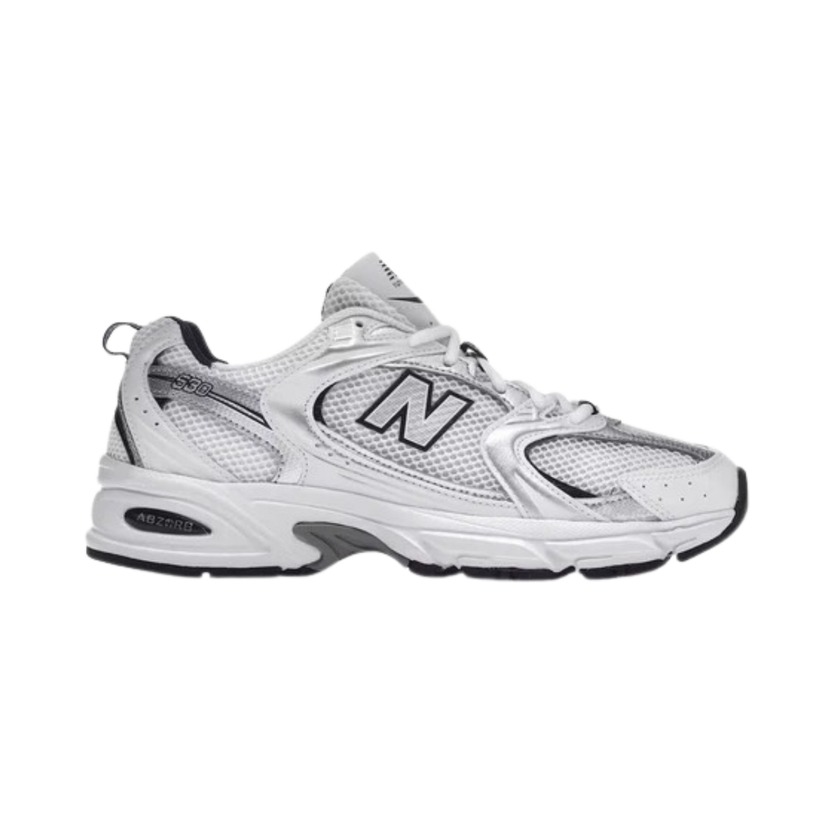 New Balance 530 White Silver Navy