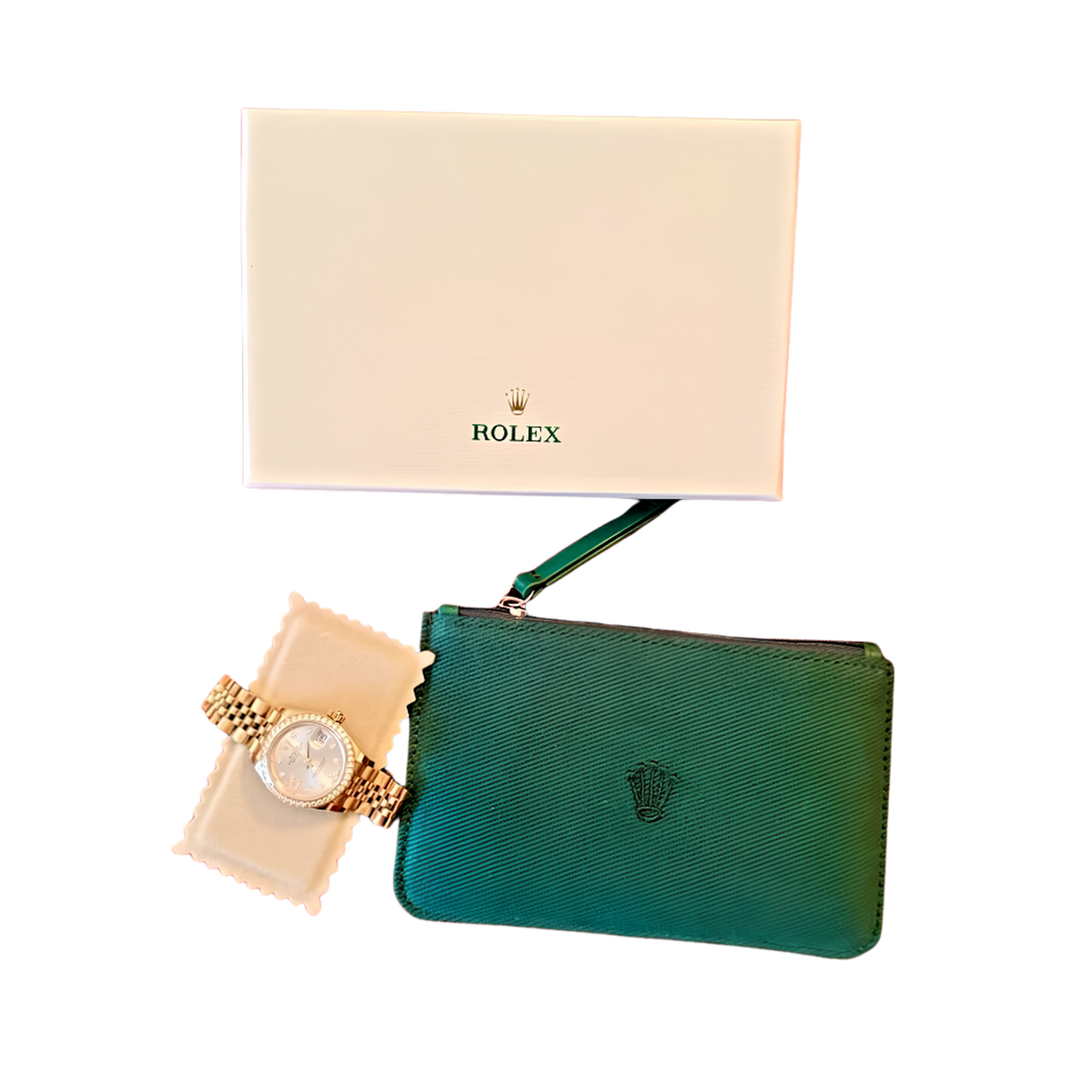 New Rolex Green Submariner Watch Travel Pouch