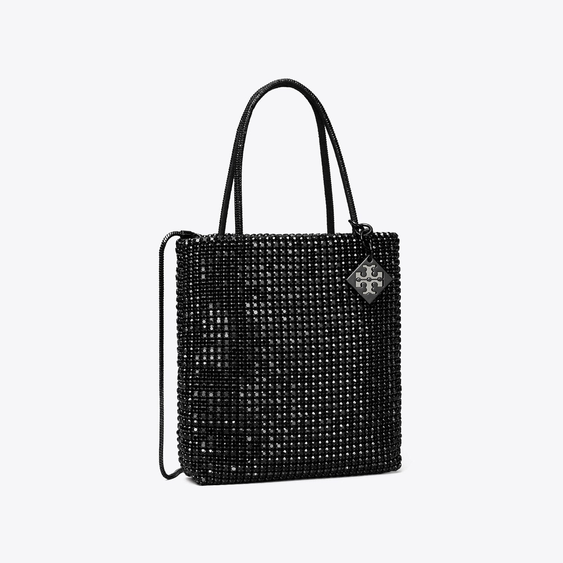 Night Owl Crystal-Embellished Mini Tote