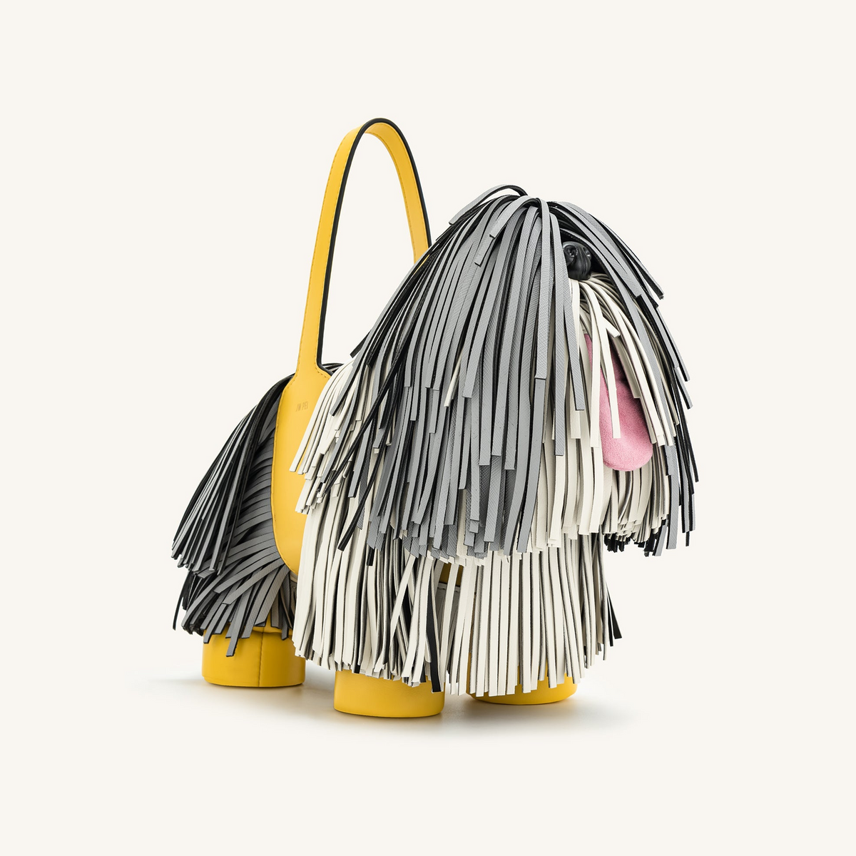 Nita Puppy Shape Handbag - Gray