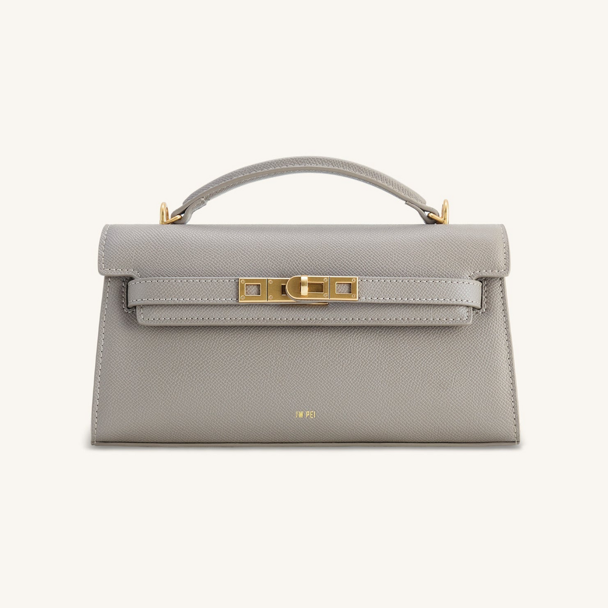 Noor Top Handle Bag - Elephant Gray