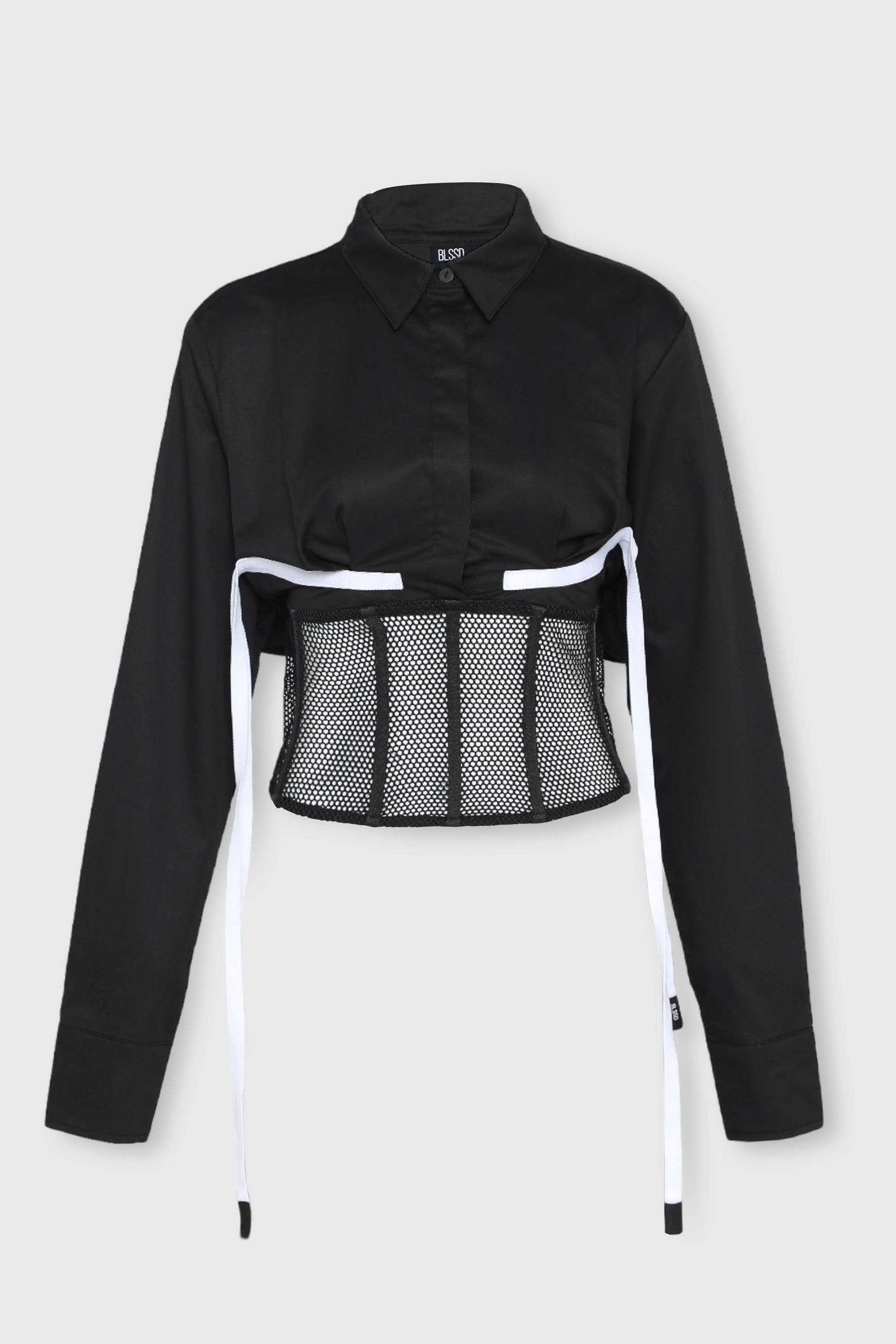 MESH CORSET SHIRT W/ BRA LINES