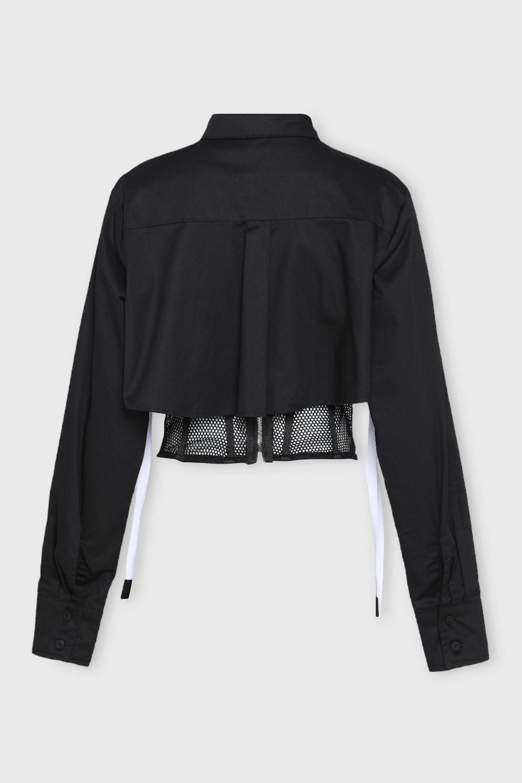 MESH CORSET SHIRT W/ BRA LINES