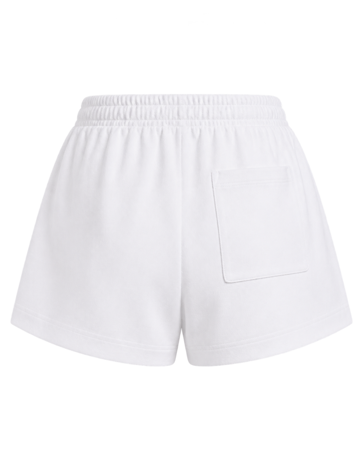NY Crest Embroidered Disco Short - White