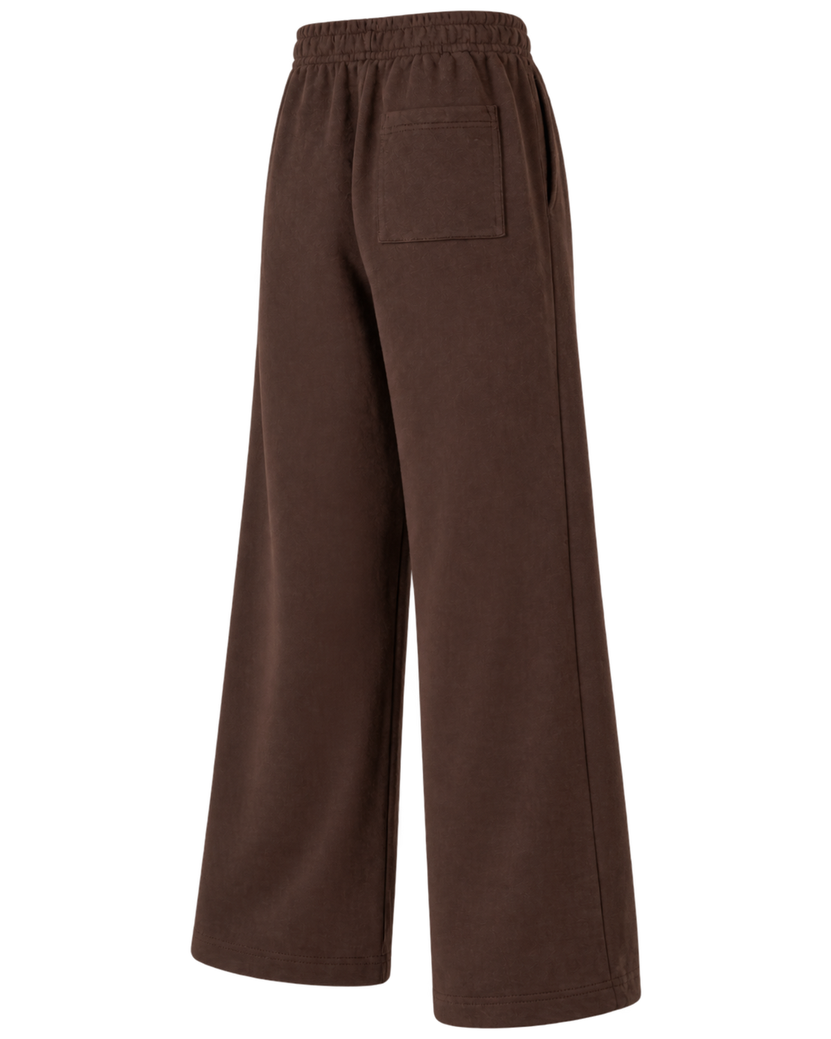 NY Crest Embroidered Wide Sweatpant - Chocolate