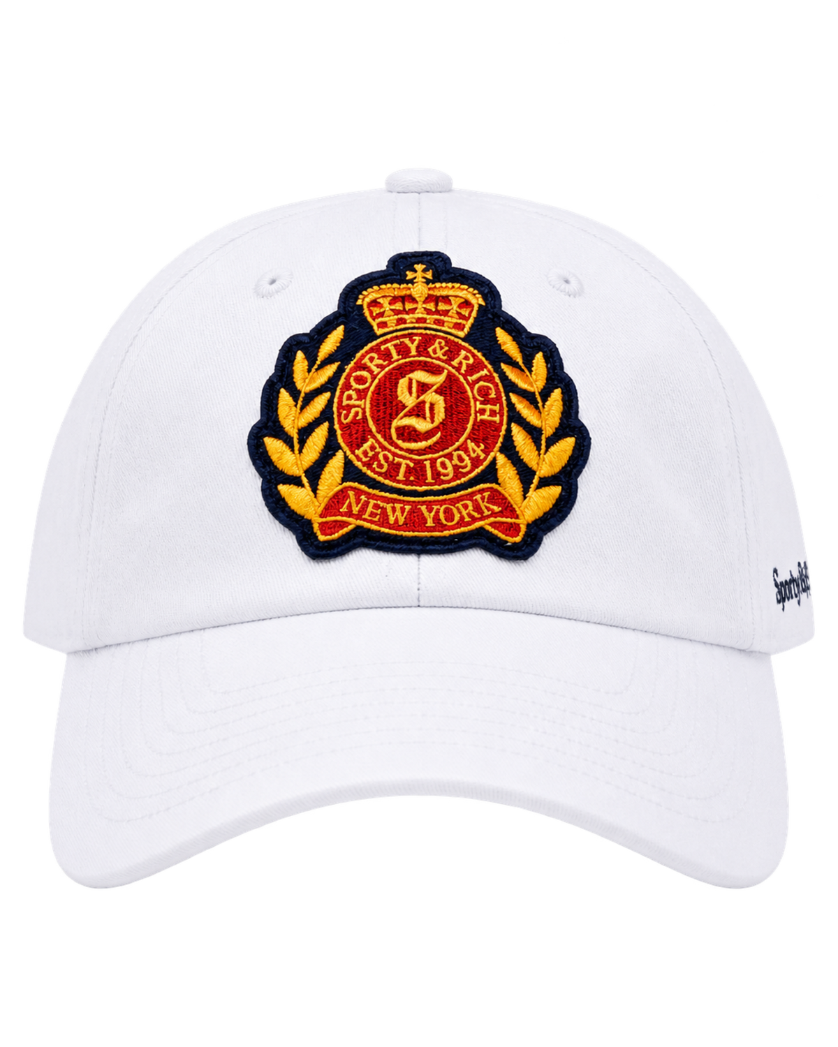 NY Crest Hat - White