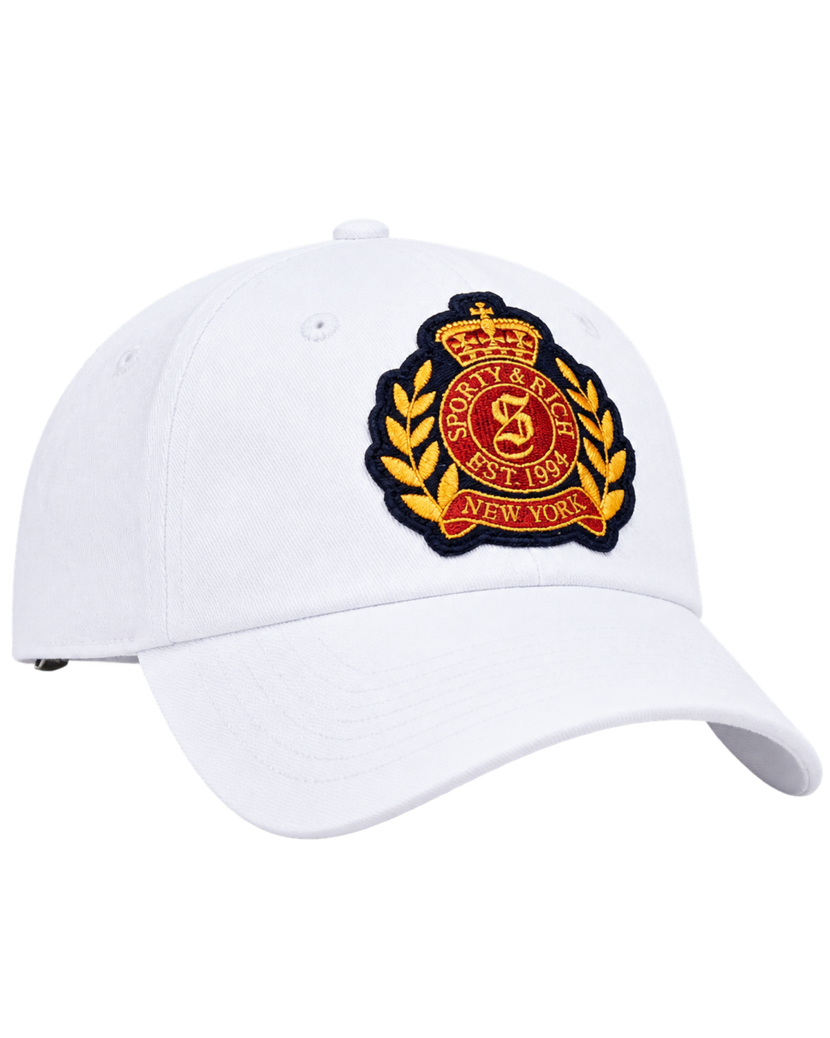 NY Crest Hat - White