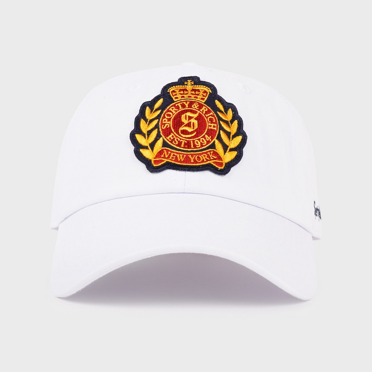 NY Crest Hat - White
