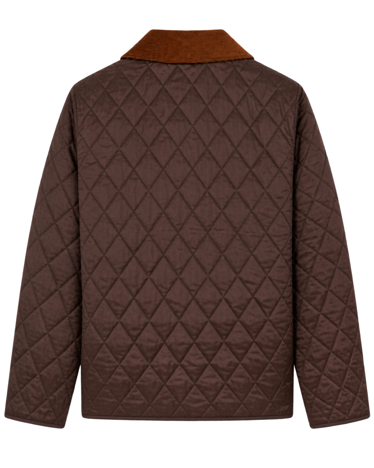 NY Crest Nylon Quilted Jacket - Chocolate