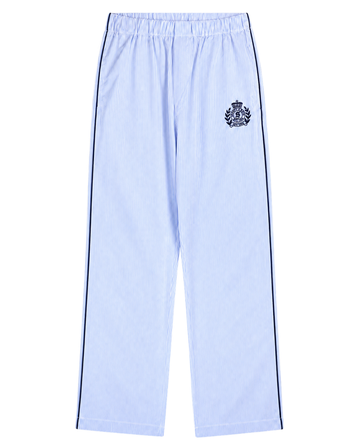 NY Crest Pyjama Pants - Blue Stripe