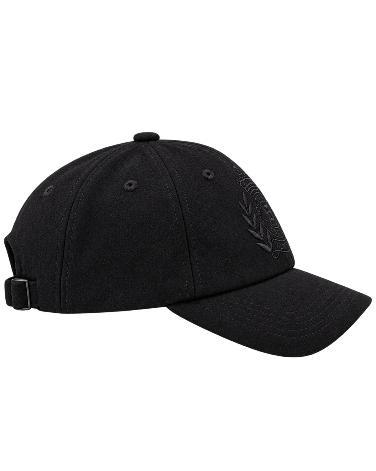 NY Crest Wool Hat - Black