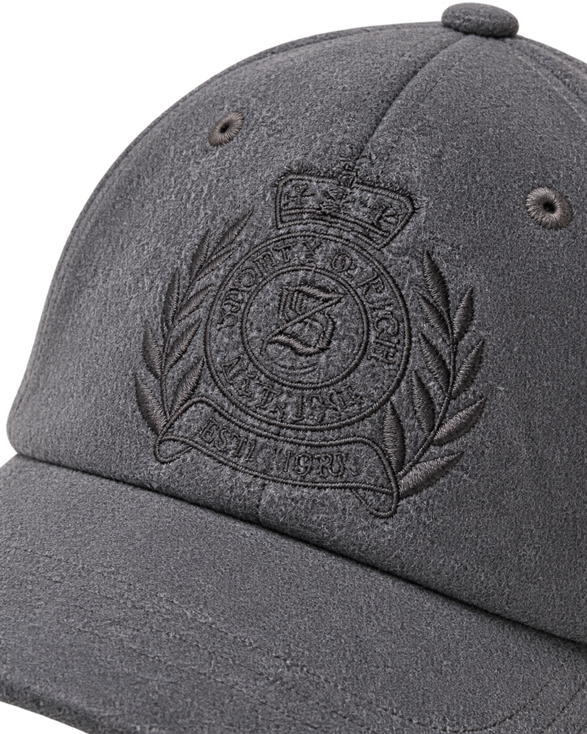 NY Crest Wool Hat - Cool Gray