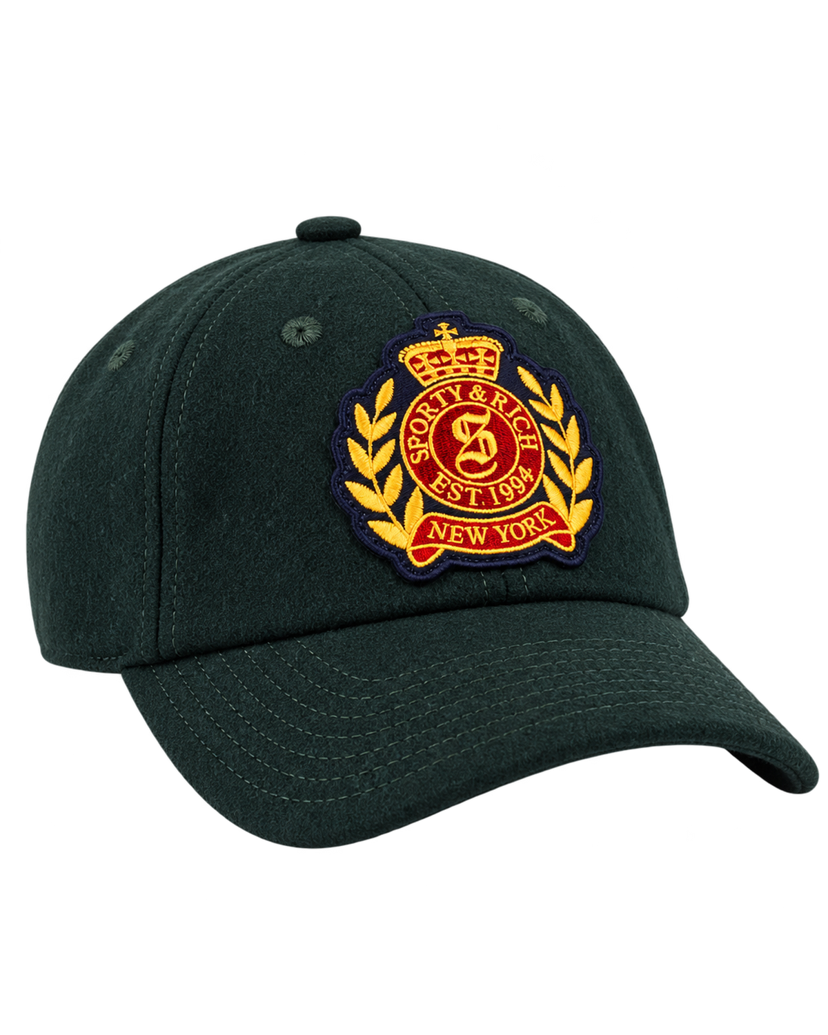NY Crest Wool Hat - Forest