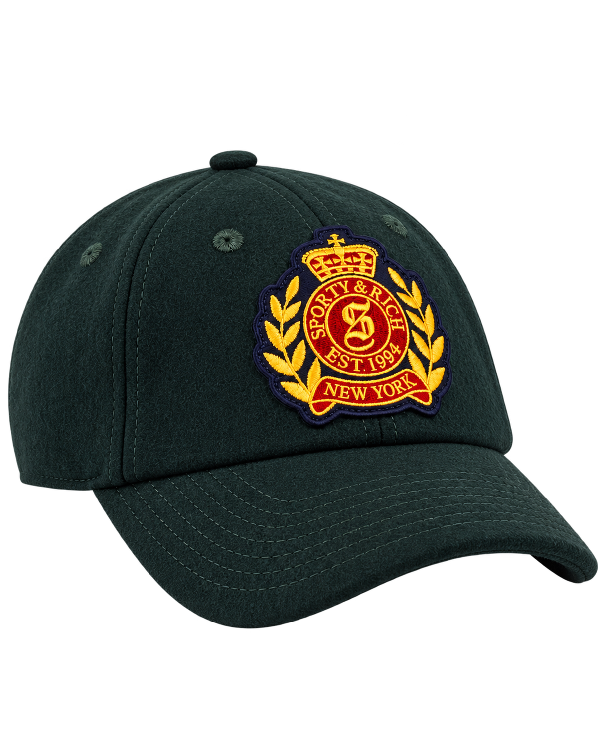 NY Crest Wool Hat - Forest