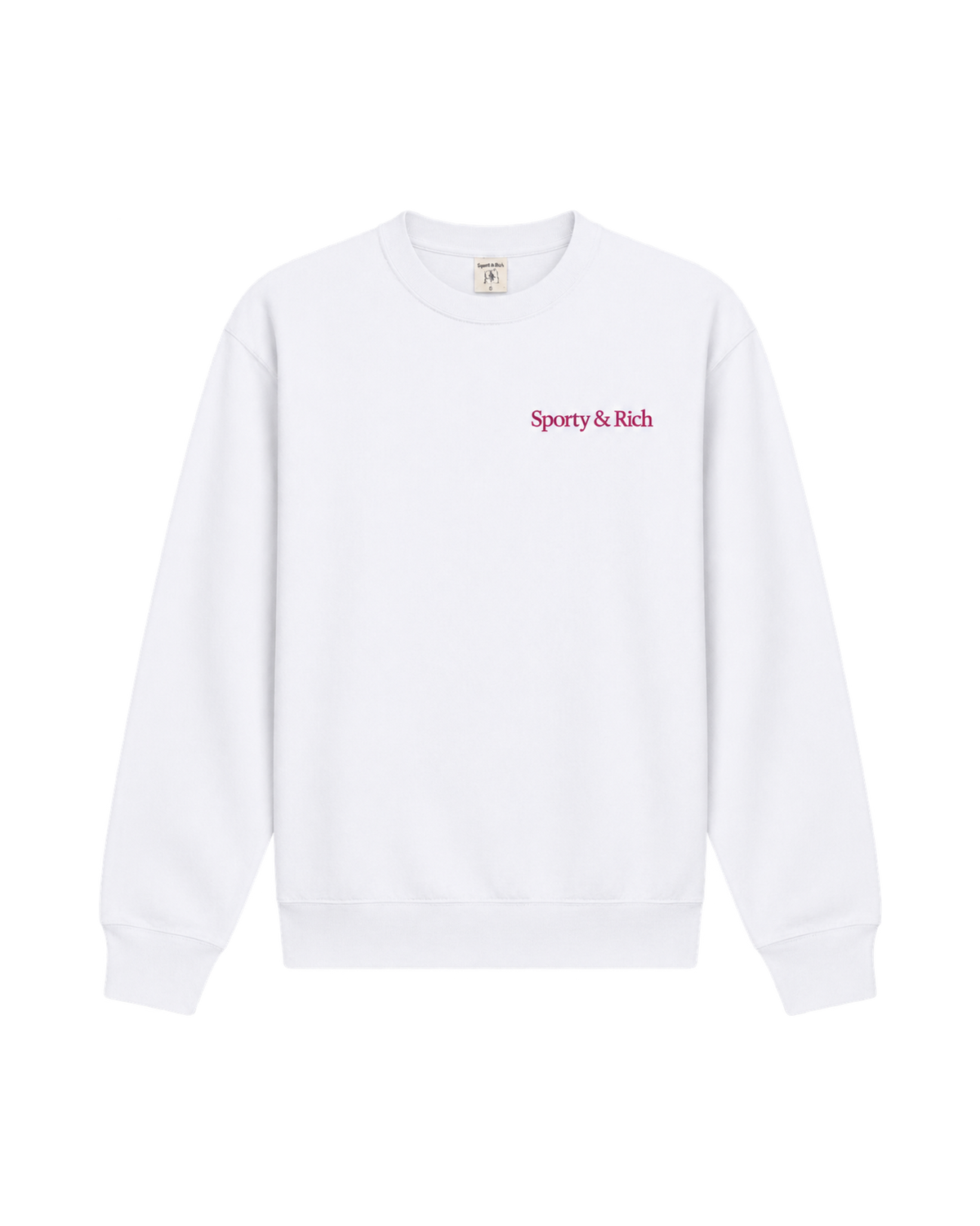 NY Motion Crewneck - White/Berry/Azure