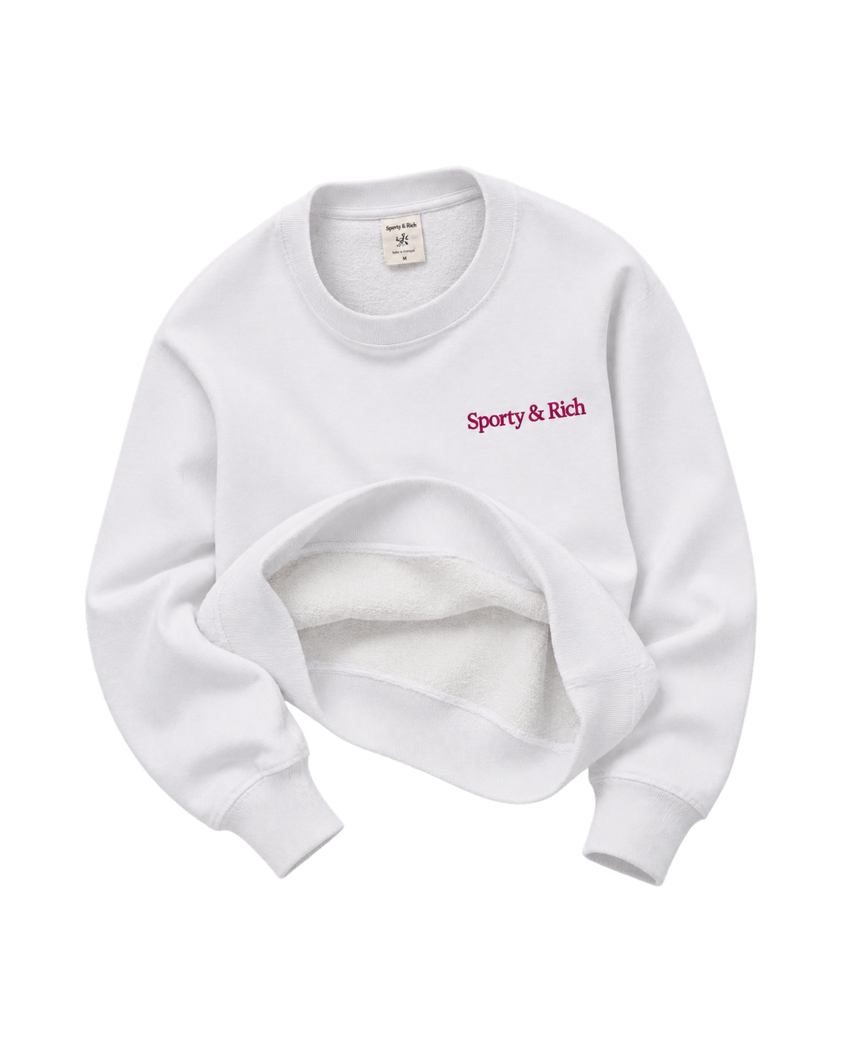 NY Motion Crewneck - White/Berry/Azure