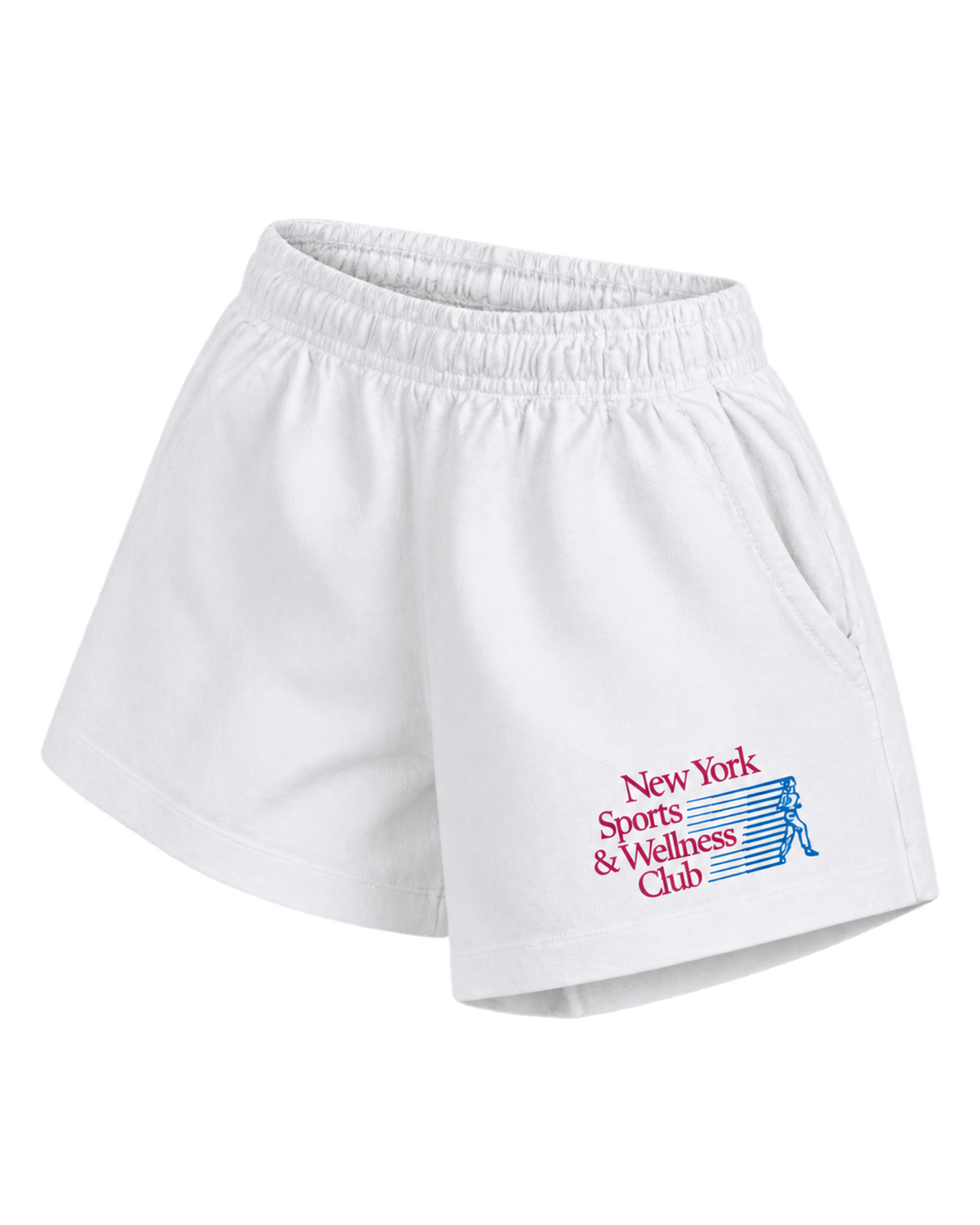 NY Motion Disco Short - White/Berry/Azure