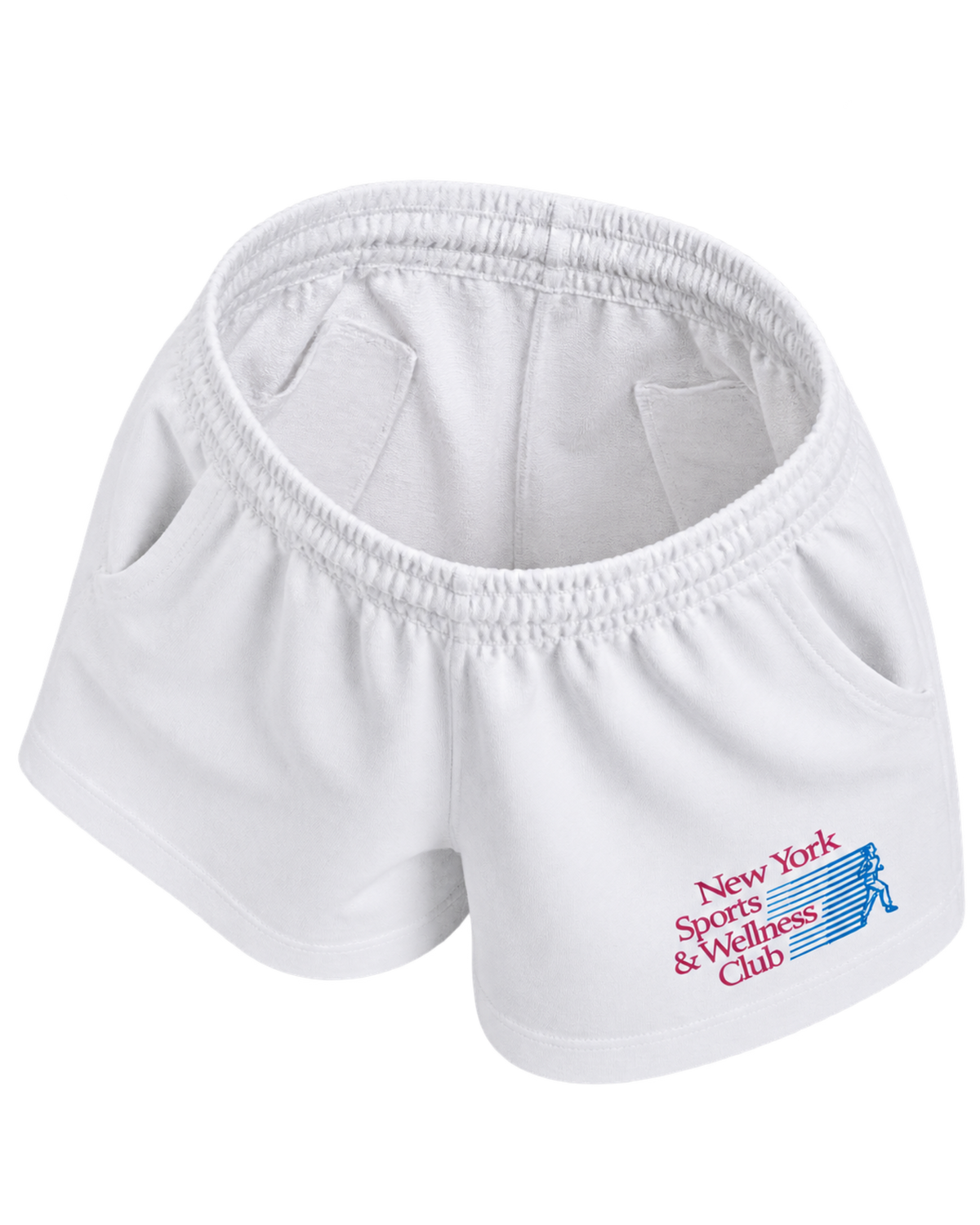 NY Motion Disco Short - White/Berry/Azure
