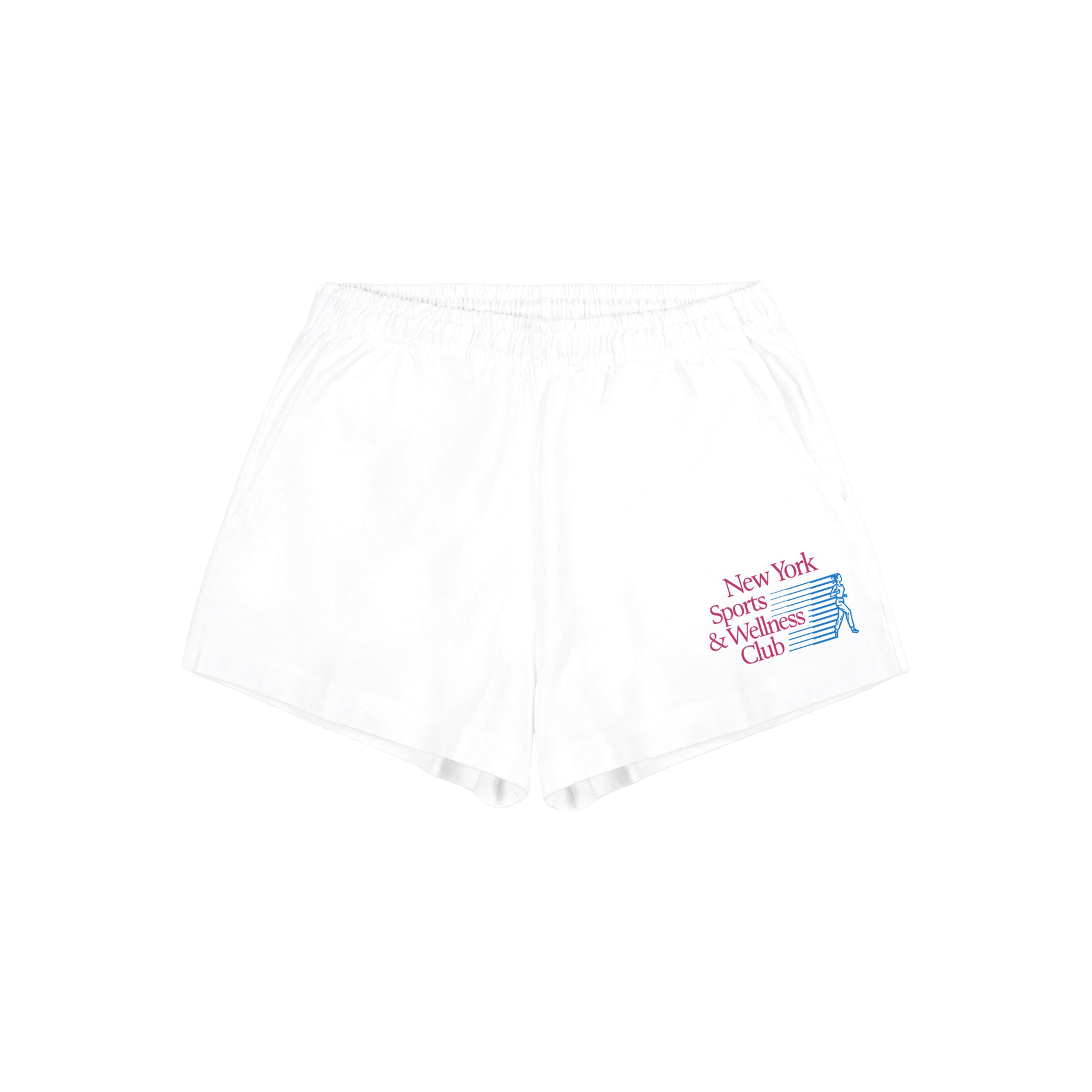 NY Motion Disco Short - White/Berry/Azure