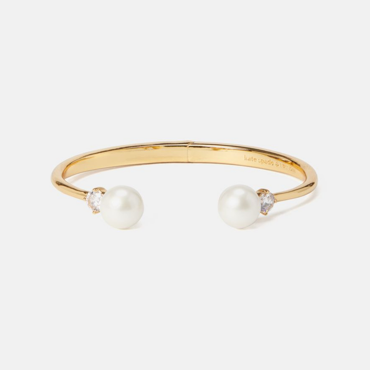 Pearls Of Wisdom Open Hinged Bangle