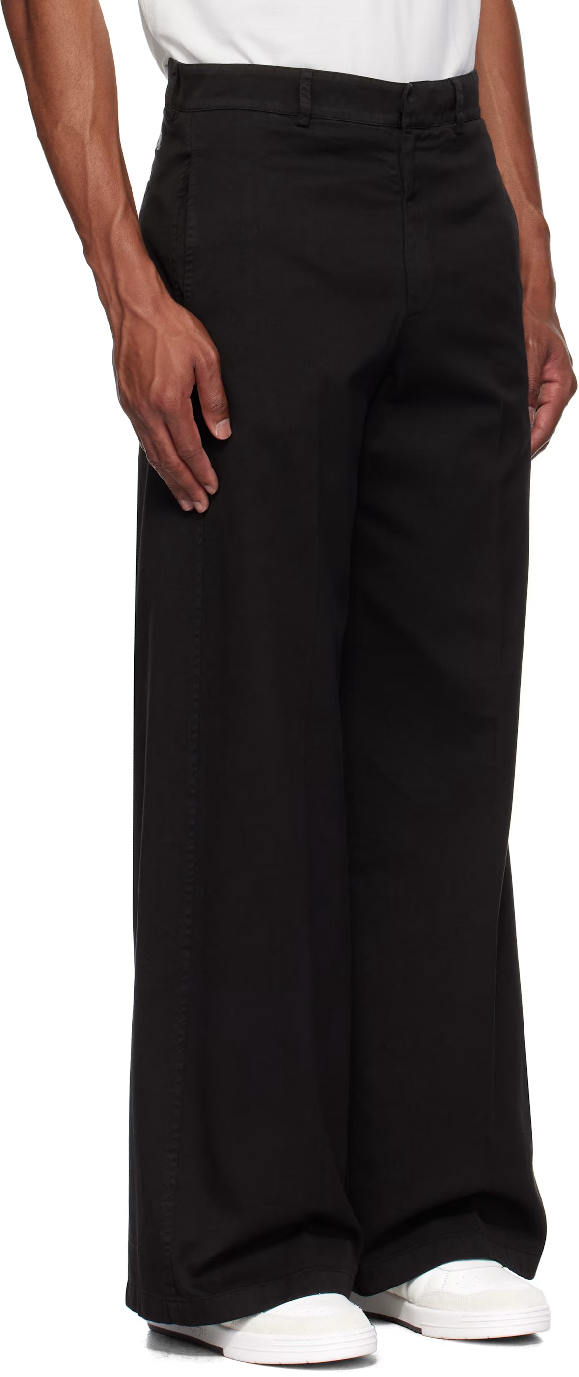 Black Monogram Classic Trousers