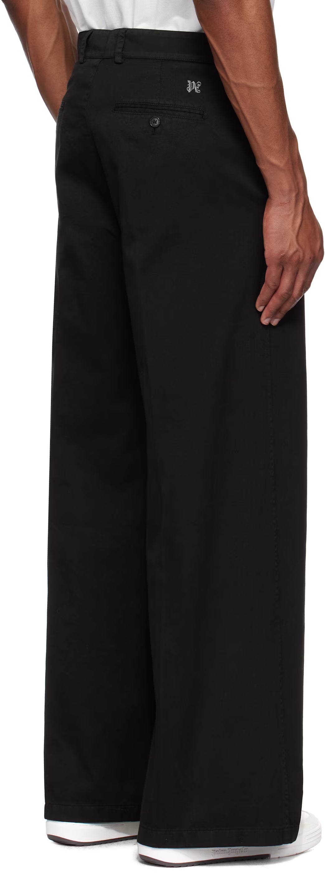 Black Monogram Classic Trousers