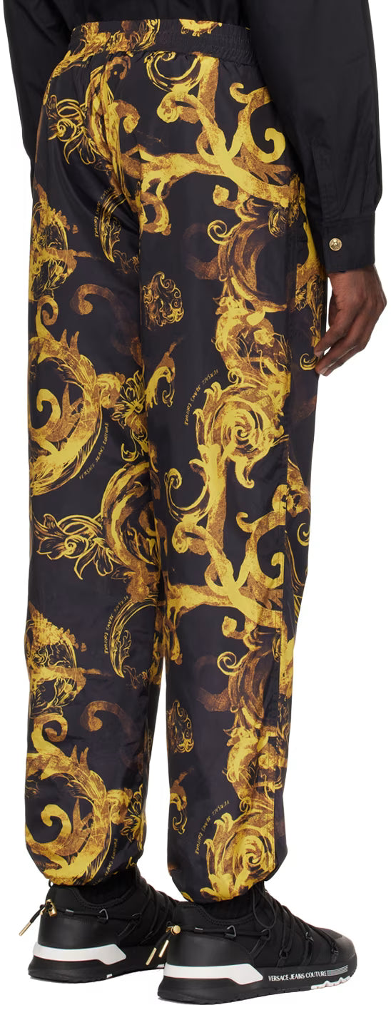 Black & Gold Watercolor Couture Trousers