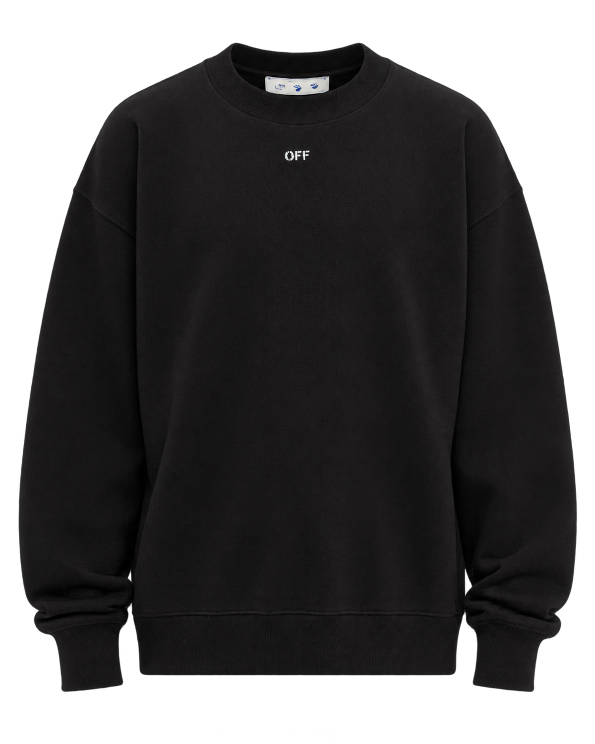 Off White Vibe Arrow Skate Crewneck Sweatshirt Black