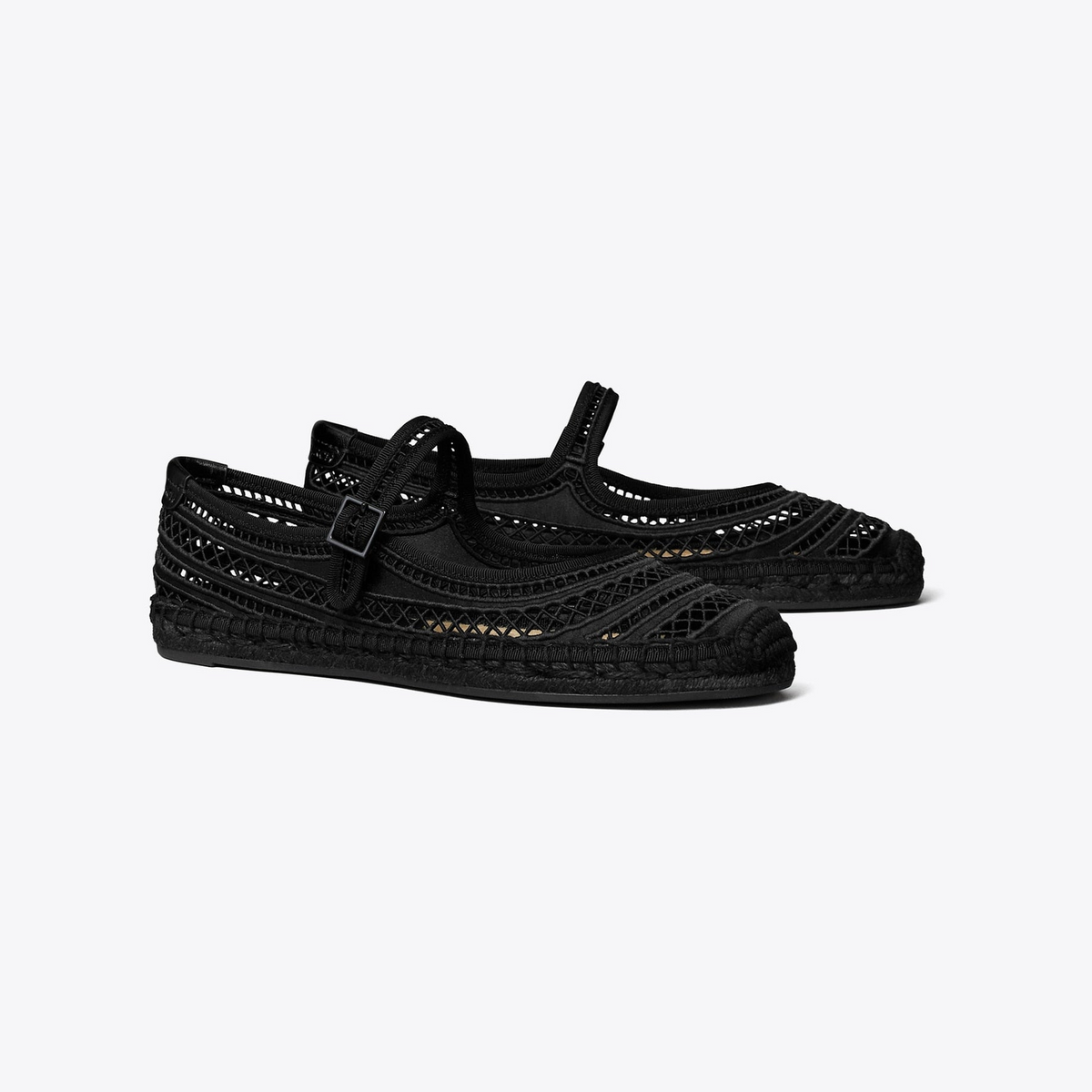 Open Weave Mary Jane Espadrille