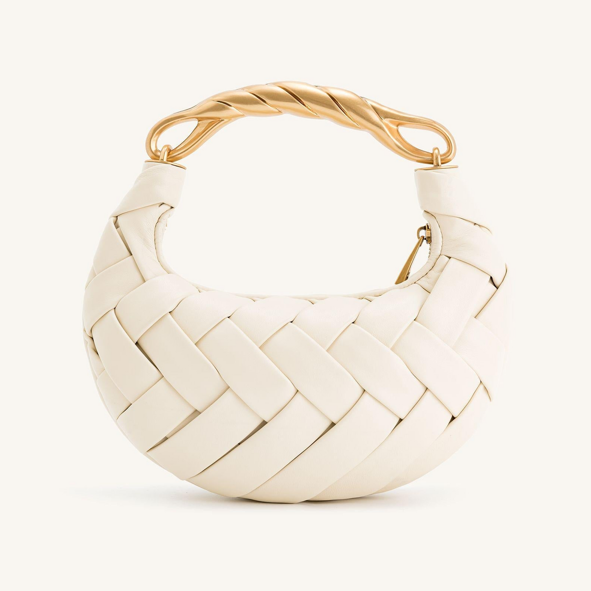 Orla Weave Handbag - White