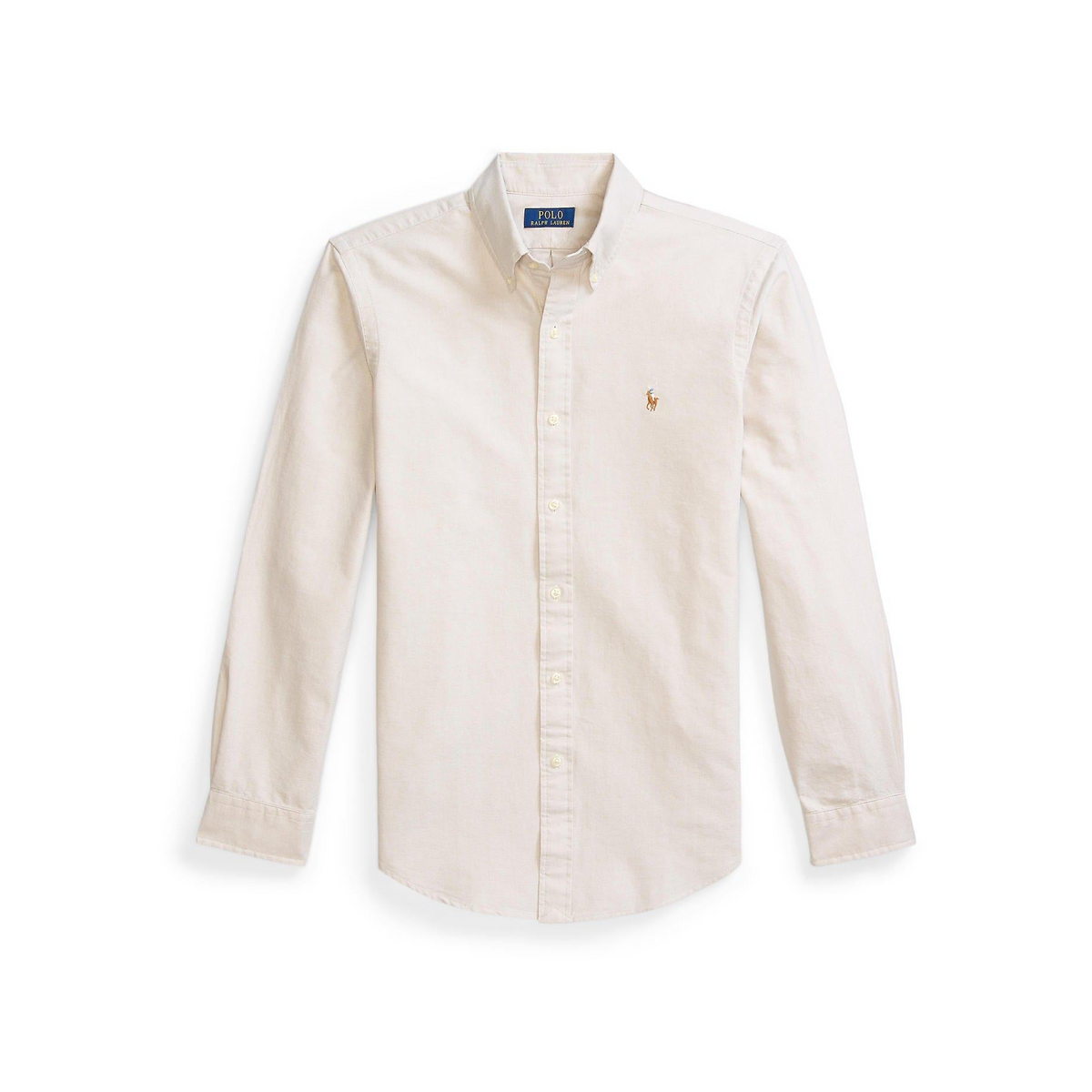 Oxford Long-Sleeve Plain Shirt