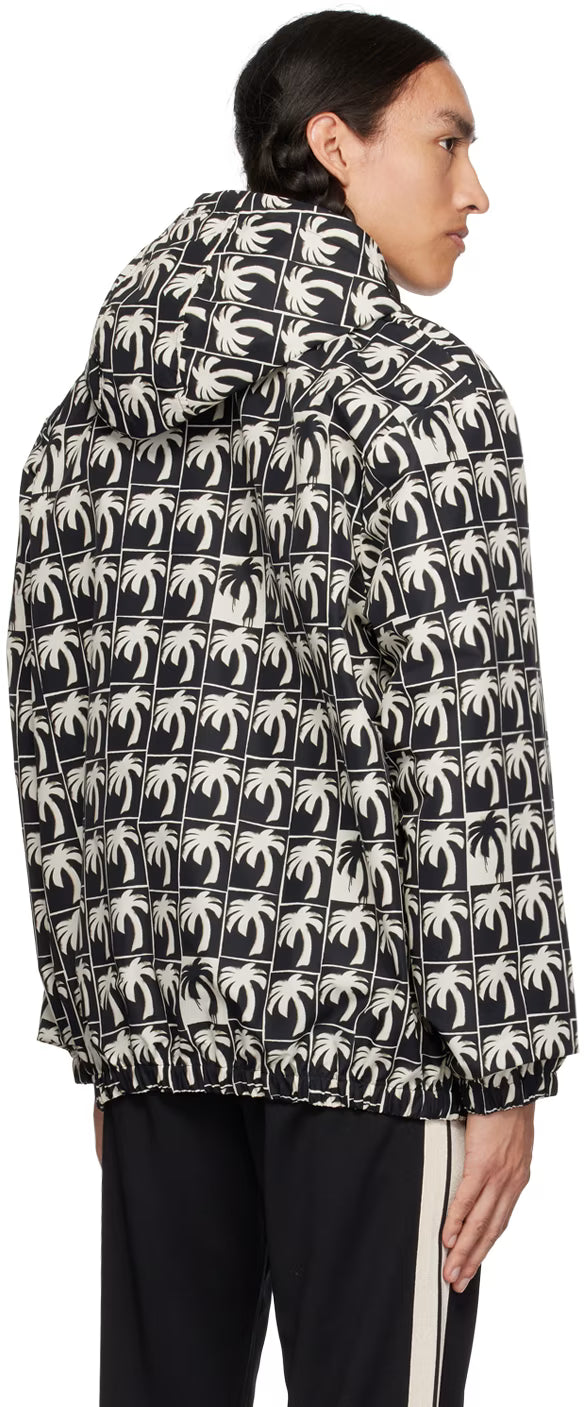 Black & White Dripping Palm Jacket
