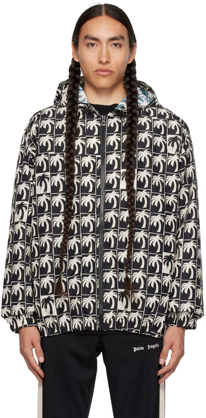 Black & White Dripping Palm Jacket