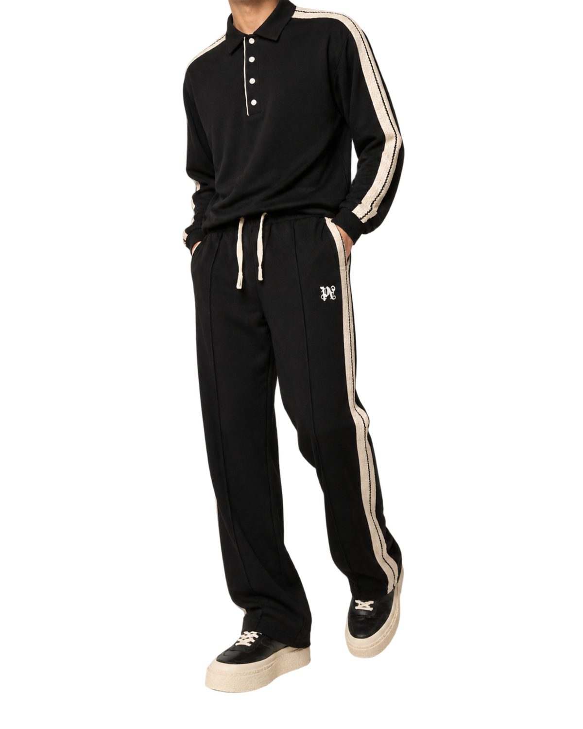 Palm Angels monogram-embroidered track pants