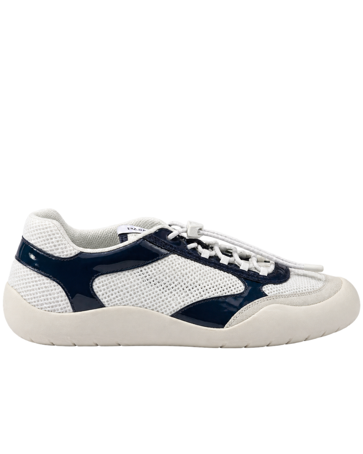 Patent Leather-Mesh Speedrock Sneakers