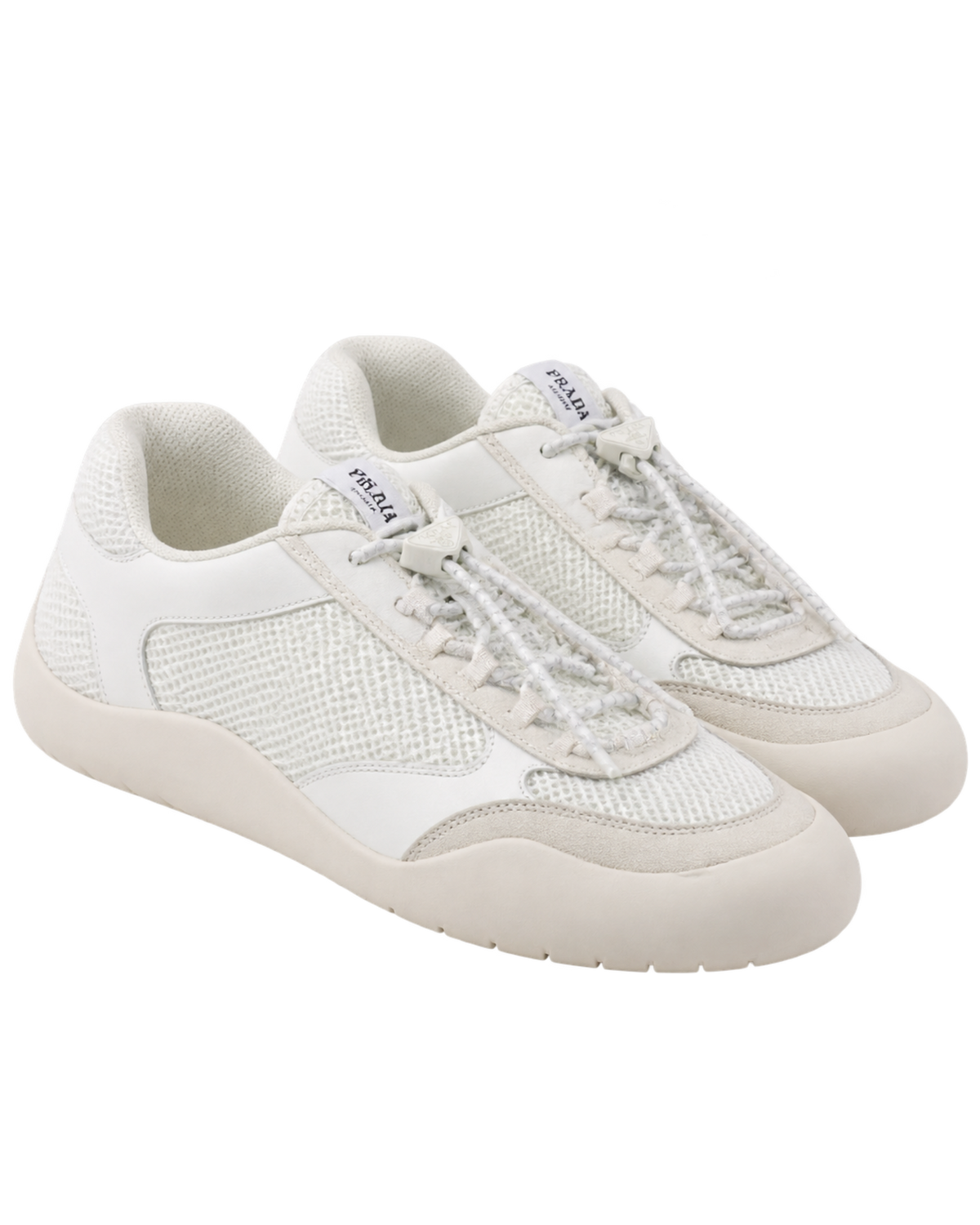 Patent Leather-Mesh Speedrock Sneakers
