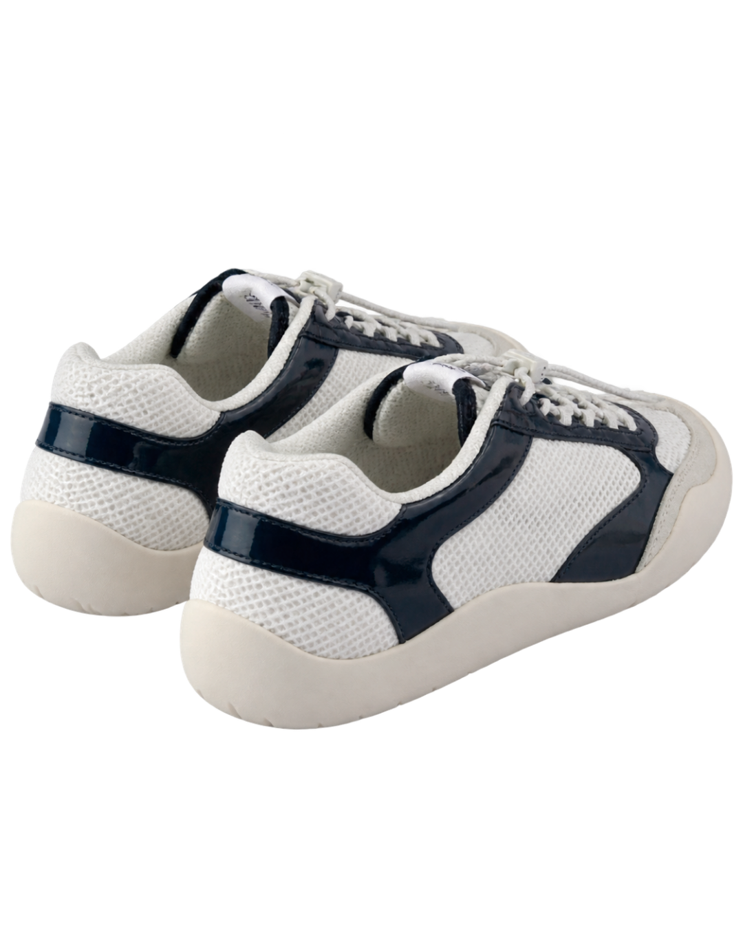 Patent Leather-Mesh Speedrock Sneakers