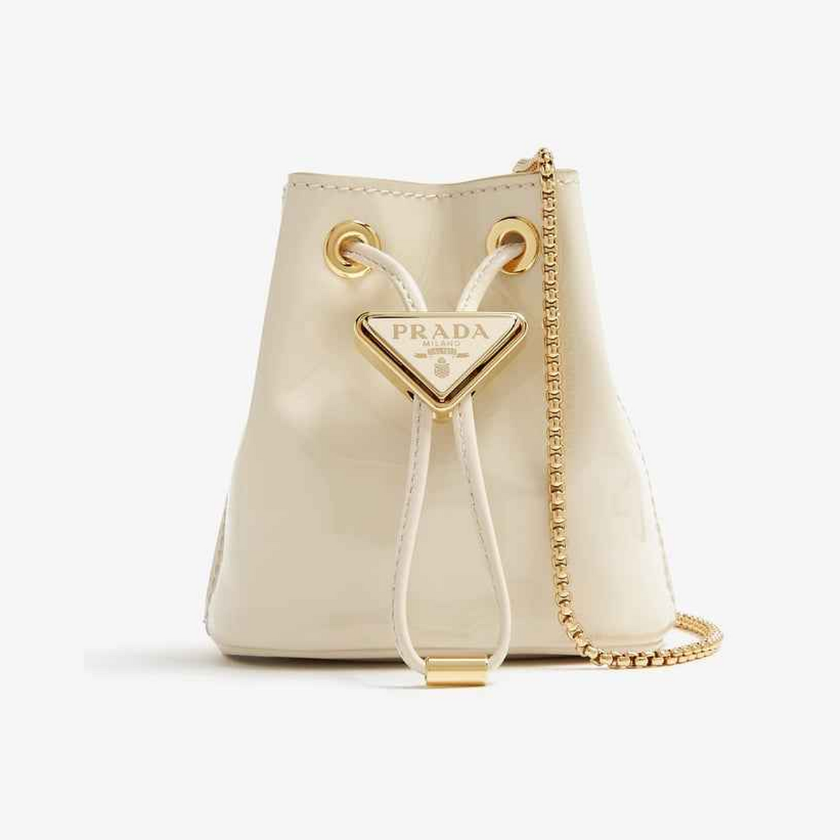 Patent leather mini pouch