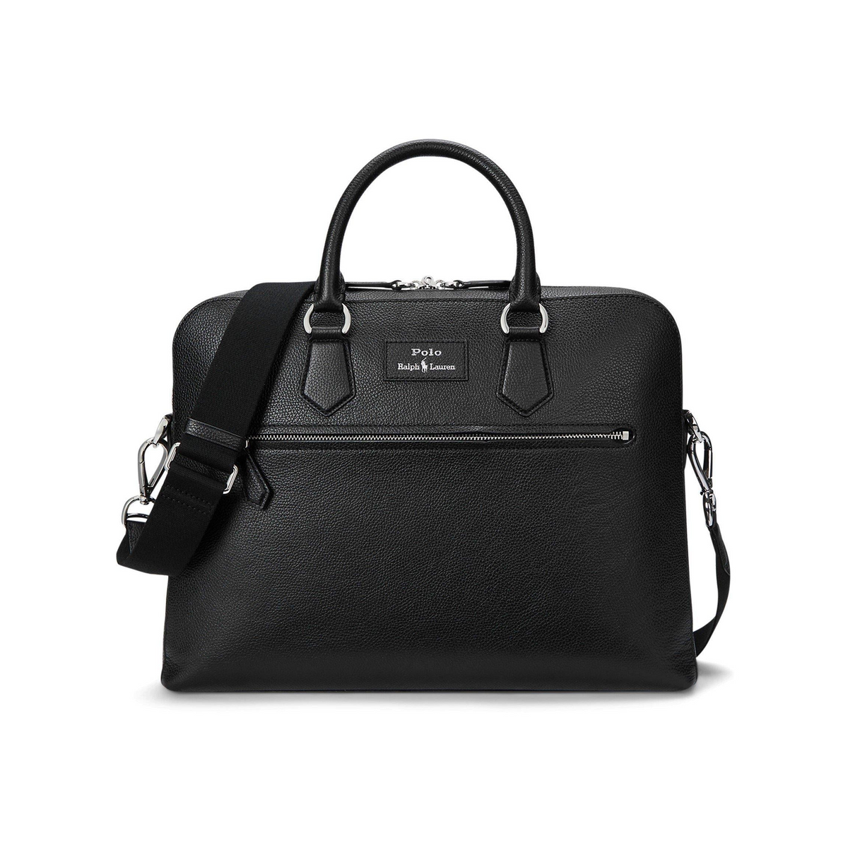 Pebble Leather Commuter Laptop Bag
